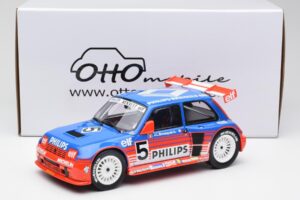 Renault R5 Maxi Turbo #5 Philips J-L. Busquet Superproduction 1987 Otto 1:18 OT1094 Resin — Bild 6 von 6