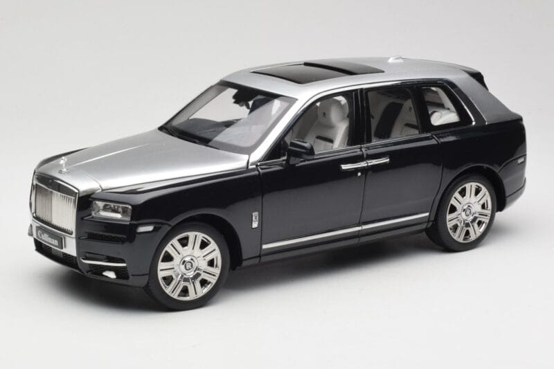 Rolls-Royce Cullinan Schwarz & Silber OEM 1:18 ROLLS001 Metall