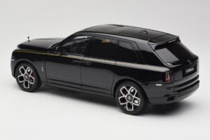 Rolls-Royce Cullinan Schwarz Mit Gold Coachline & Shadow Wheels OEM 1:18 028-15A Metall — Bild 7 von 8