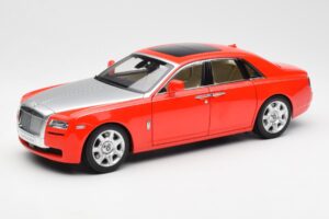 Rolls-Royce Ghost Rot & Silber Kyosho 1:18 008802RS Metall
