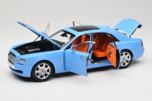 Rolls-Royce Ghost Series I Hellblau Kyosho 1:18 08802LB Metall — Bild 2 von 8