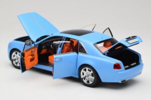Rolls-Royce Ghost Series I Hellblau Kyosho 1:18 08802LB Metall — Bild 5 von 8