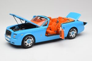 Rolls-Royce Phantom Drophead Coupe Powder Blau Kyosho 1:18 08871BL Metall — Bild 2 von 10
