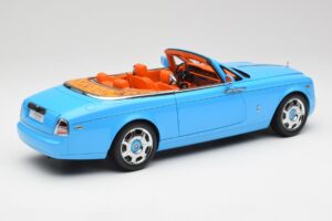 Rolls-Royce Phantom Drophead Coupe Powder Blau Kyosho 1:18 08871BL Metall — Bild 5 von 10