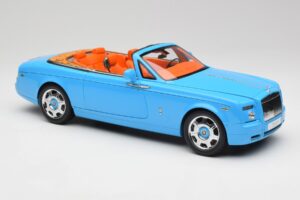 Rolls-Royce Phantom Drophead Coupe Powder Blau Kyosho 1:18 08871BL Metall — Bild 8 von 10
