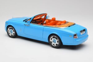 Rolls-Royce Phantom Drophead Coupe Powder Blau Kyosho 1:18 08871BL Metall — Bild 9 von 10