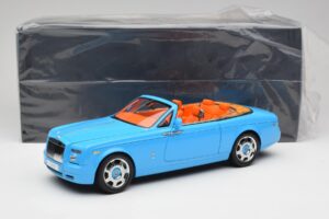 Rolls-Royce Phantom Drophead Coupe Powder Blau Kyosho 1:18 08871BL Metall — Bild 10 von 10