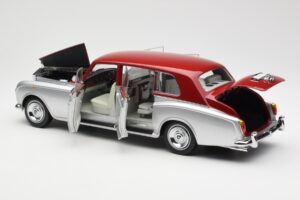 Rolls-Royce Phantom VI Silber Rot Kyosho 1:18 08905SR Metall — Bild 5 von 8