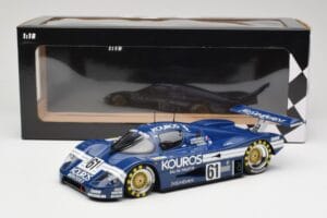 Sauber Mercedes C9 Kouros Racing #61 M. Thackwell / H. Pescarolo 24 Hours of Le Mans 1987 Minichamps 1:18 155873561 Metall — Bild 6 von 6