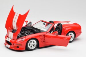 Shelby Series 1 Cabriolet Rot Bburago 1:18 3353 Metall — Bild 2 von 8