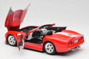 Shelby Series 1 Cabriolet Rot Bburago 1:18 3353 Metall — Bild 5 von 8
