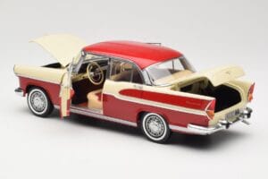 Simca Chambord Rot & Elfenbein Norev 1:18 185721 Metall — Bild 5 von 8