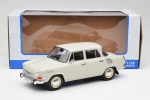 Skoda 1000 MB Grau & Weiß MCG 1:18 MCG18275 Metall — Bild 6 von 6