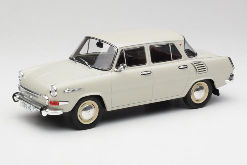 Skoda 1000 MB Grau & Weiß MCG 1:18 MCG18275 Metall