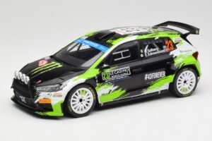 Skoda Fabia Rally2 #23 O. Solberg / E. Edmondson Rally Monte Carlo 2023 IXO 1:18 18RMC155A Metall