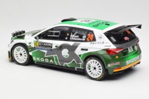Skoda Fabia Rally2 #24 N. Gryazin / K. Aleksandrov Rally Monte Carlo 2023 IXO 1:18 18RMC155B Metall — Bild 5 von 6