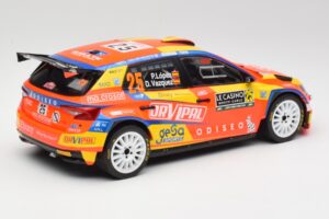 Skoda Fabia Rally2 #25 P. Lopez Rally Monte Carlo 2024 IXO 1:18 18RMC199 Metall — Bild 2 von 6