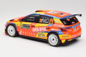 Skoda Fabia Rally2 #25 P. Lopez Rally Monte Carlo 2024 IXO 1:18 18RMC199 Metall — Bild 5 von 6