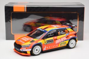 Skoda Fabia Rally2 #25 P. Lopez Rally Monte Carlo 2024 IXO 1:18 18RMC199 Metall — Bild 6 von 6