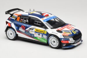 Skoda Fabia Rally2 #10 S. Wagner / G. Winter Barum Czech Rally Zlín 2024 IXO 1:18 18RMC221 Metall — Bild 4 von 6