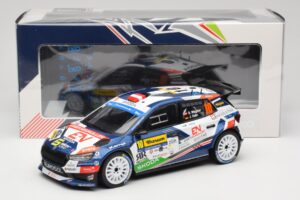Skoda Fabia Rally2 #10 S. Wagner / G. Winter Barum Czech Rally Zlín 2024 IXO 1:18 18RMC221 Metall — Bild 6 von 6