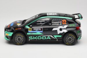 Skoda Fabia Rally2 #22 Toksport G. Greensmith / J. Andersson Safari Rally Kenya 2024 IXO 1:18 18RMC209 Metall — Bild 3 von 6