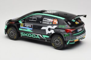 Skoda Fabia Rally2 #22 Toksport G. Greensmith / J. Andersson Safari Rally Kenya 2024 IXO 1:18 18RMC209 Metall — Bild 5 von 6
