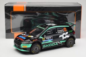 Skoda Fabia Rally2 #22 Toksport G. Greensmith / J. Andersson Safari Rally Kenya 2024 IXO 1:18 18RMC209 Metall — Bild 6 von 6