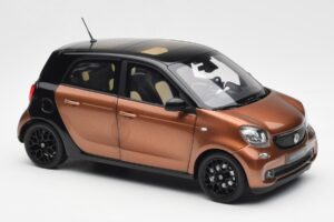 Smart Forfour W453 Schwarz Hazel Braun Norev 1:18 B66960299 Metall — Bild 6 von 8