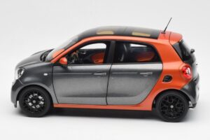 Smart Forfour W453 Lava Orange Graphit Grau Norev 1:18 B66960298 Metall — Bild 4 von 8