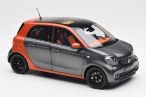 Smart Forfour W453 Lava Orange Graphit Grau Norev 1:18 B66960298 Metall — Bild 6 von 8