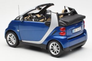 Smart Fortwo W451 Cabrio Blau Silber Minichamps 1:18 Q0022565V001C80Q00 Metall — Bild 7 von 8