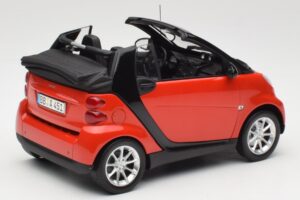 Smart Fortwo W451 Cabrio Rot Schwarz Minichamps 1:18 150036333 Metall — Bild 3 von 8