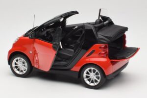 Smart Fortwo W451 Cabrio Rot Schwarz Minichamps 1:18 150036333 Metall — Bild 5 von 8