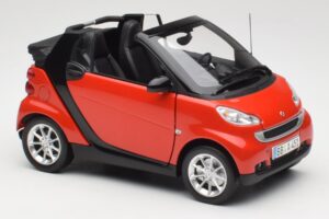 Smart Fortwo W451 Cabrio Rot Schwarz Minichamps 1:18 150036333 Metall — Bild 6 von 8