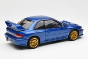 Subaru Impreza 22B Upgraded Version Blau Mit Goldfelgen AUTOart 1:18 78602 Metall — Bild 3 von 8