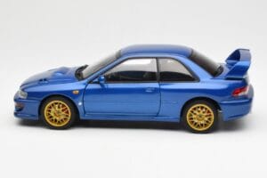 Subaru Impreza 22B Upgraded Version Blau Mit Goldfelgen AUTOart 1:18 78602 Metall — Bild 4 von 8