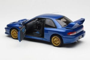 Subaru Impreza 22B Upgraded Version Blau Mit Goldfelgen AUTOart 1:18 78602 Metall — Bild 5 von 8