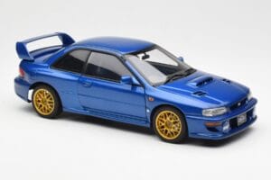 Subaru Impreza 22B Upgraded Version Blau Mit Goldfelgen AUTOart 1:18 78602 Metall — Bild 6 von 8