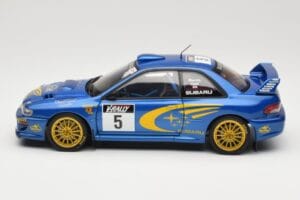 Subaru Impreza WRC #5 R. Burns / R. Reid Rally de France 1999 AUTOart 1:18 89993 Metall — Bild 4 von 8