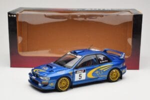 Subaru Impreza WRC #5 R. Burns / R. Reid Rally de France 1999 AUTOart 1:18 89993 Metall — Bild 8 von 8
