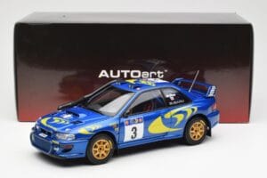 Subaru Impreza WRC #3 C. McRae / N. Grist Safari Rally Winner 1997 AUTOart 1:18 89792 Metall — Bild 8 von 8