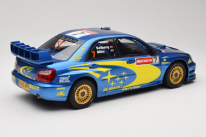Subaru Impreza WRC S9 #7 P. Solberg / P. Mills Rally Great Britain 2003 Otto 1:12 G092 Resin — Bild 2 von 6