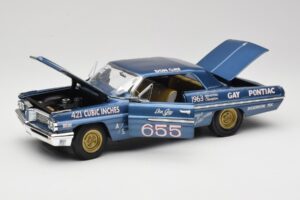 Pontiac Catalina Super Duty Super Stock #655 Blau 1962 Auto World 1:18 AW201/06 Metall — Bild 2 von 8