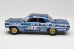 Pontiac Catalina Super Duty Super Stock #655 Blau 1962 Auto World 1:18 AW201/06 Metall — Bild 4 von 8