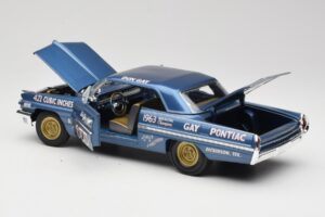 Pontiac Catalina Super Duty Super Stock #655 Blau 1962 Auto World 1:18 AW201/06 Metall — Bild 5 von 8