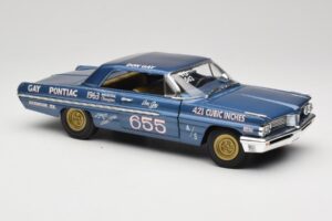 Pontiac Catalina Super Duty Super Stock #655 Blau 1962 Auto World 1:18 AW201/06 Metall — Bild 6 von 8