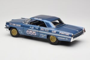 Pontiac Catalina Super Duty Super Stock #655 Blau 1962 Auto World 1:18 AW201/06 Metall — Bild 7 von 8