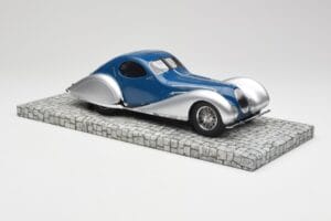Talbot-Lago T150 C-SS Coupe Blau Silber Minichamps 1:18 107117122 Resin — Bild 4 von 6