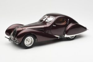 Talbot-Lago T150 C-SS Figoni & Falaschi Teardrop Dunkel Bordeaux Metallic CMC 1:18 M-179 Metall